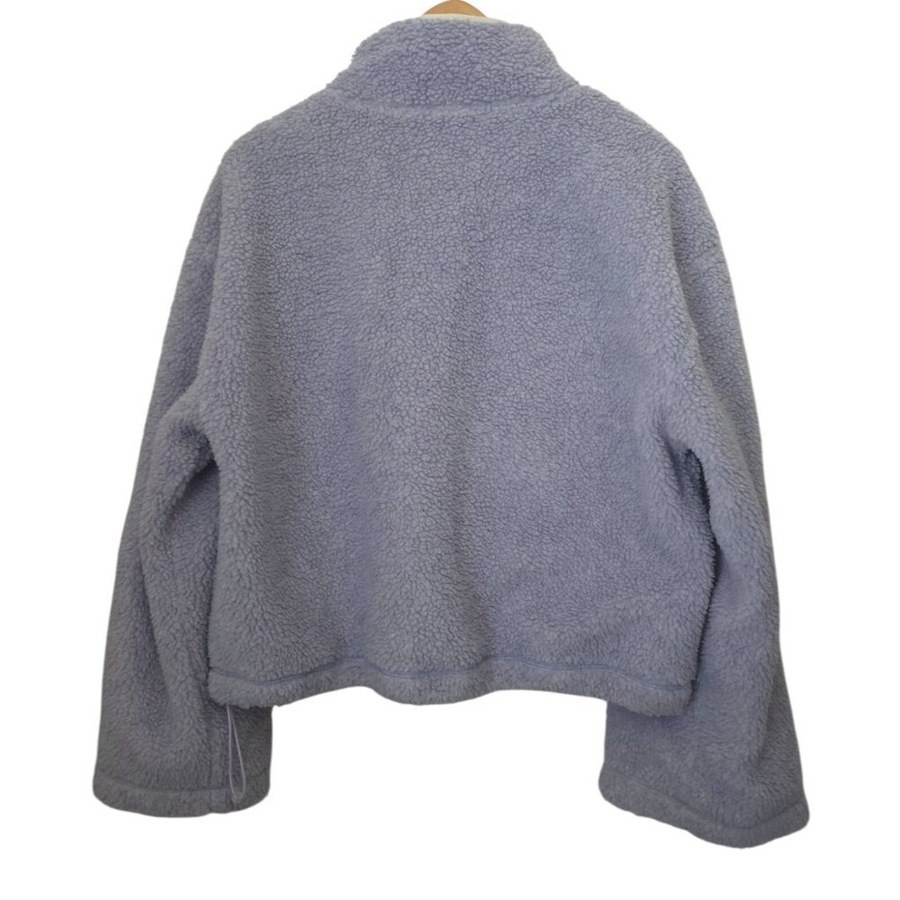 Vtg PENFIELD Haight Lavender Sherpa Fleece Full Zip Oversized Jacket Women's S - Picture 2 of 9